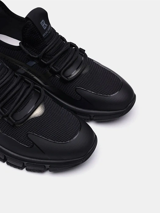 Мужские кроссовки BRUNO RENZONI  черные, артикул RH6689A
