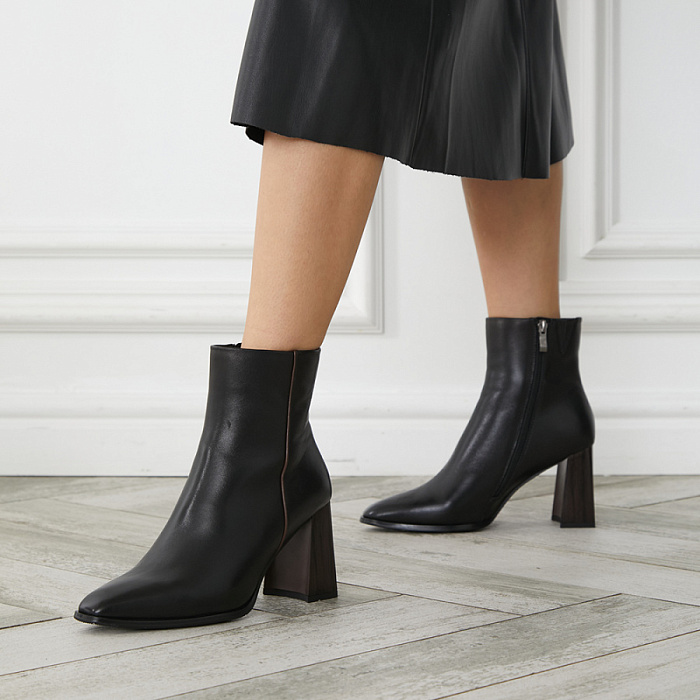 Женские ботильоны FEDERICA RODARI черные, артикул 7E-3H498-980