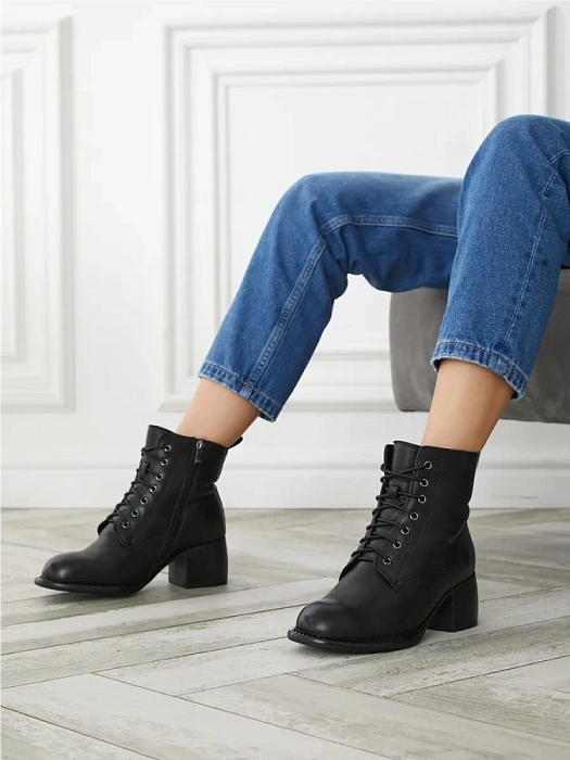 Женские ботинки FEDERICA RODARI черные, артикул 7E-3C520-302