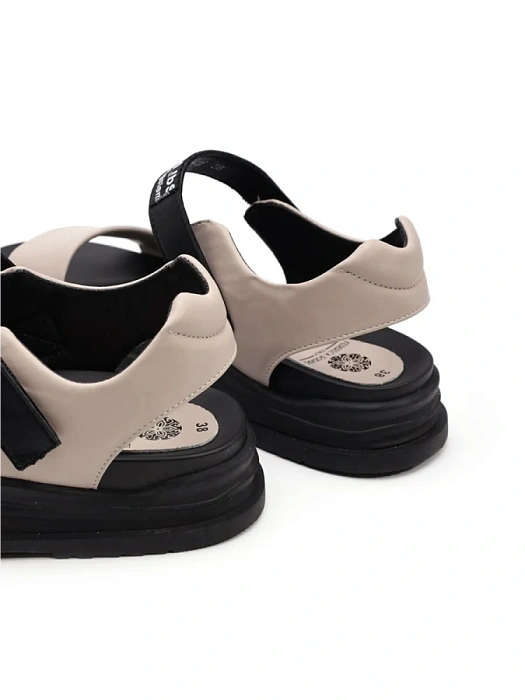 Женские сандалии FEDERICA RODARI серые, артикул 42E-2361-3F