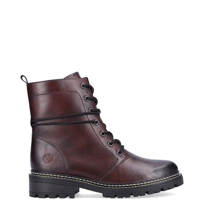 Женские ботинки basic REMONTE бордовые, артикул D0B75-35