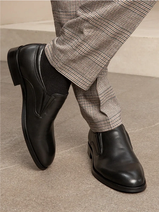 Мужские туфли BRUNO RENZONI  черные, артикул 24252-5-C515