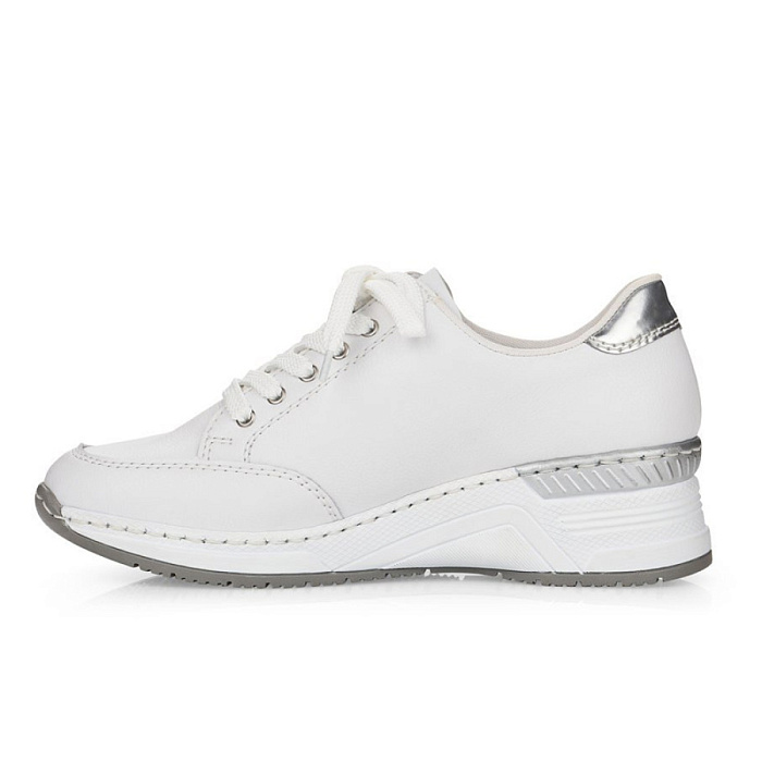 Женские кроссовки RIEKER белые, артикул N4335-80