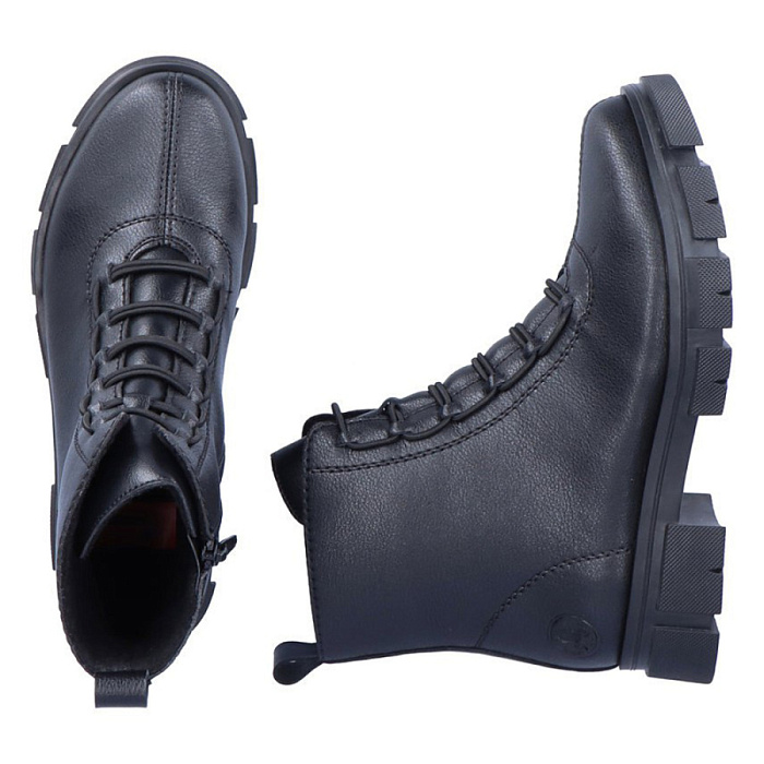 Женские ботинки basic RIEKER черные, артикул Y7150-00