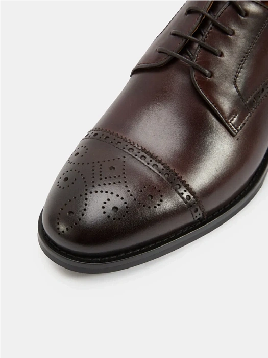 Мужские туфли BRUNO RENZONI  коричневые, артикул 3396D-5-N399P