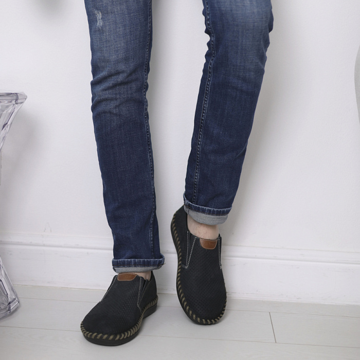 Мужские туфли basic RIEKER синие, артикул B2465-14