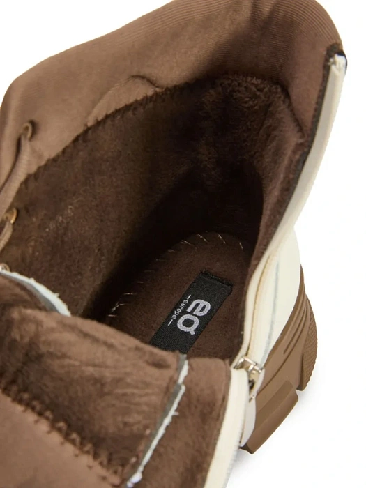 Женские ботинки eObuv бежевые, артикул AW25-60-2