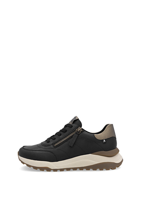 Женские кроссовки RIEKER черные, артикул W2505-00