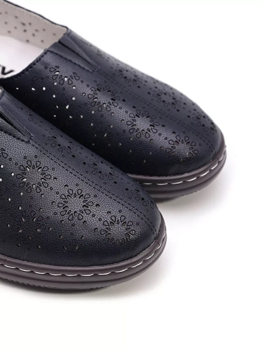 Женские слингбэки eObuv синие, артикул 52E-LQFR026-2