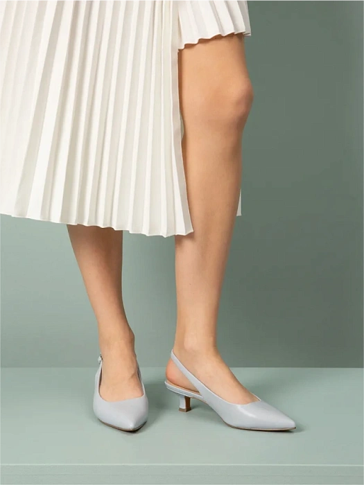 Женские слингбэки MARCO TOZZI голубые, артикул 2-29514-44-845