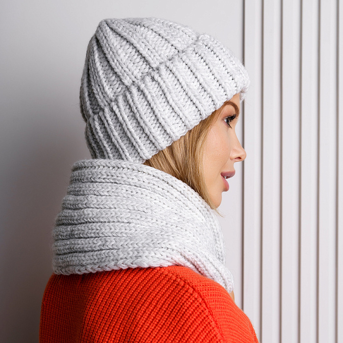 Головной убор FEDERICA RODARI, артикул 394/4_l.Grey