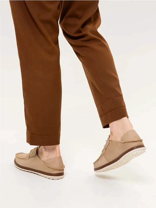 Мужские туфли BRUNO RENZONI  бежевые, артикул MC1204BB-9A