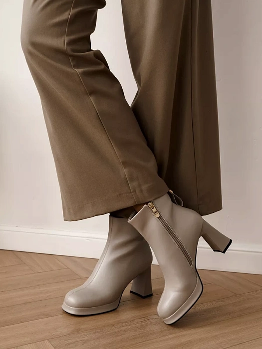 Женские ботильоны Donna Daniella  серые, артикул NU522-012