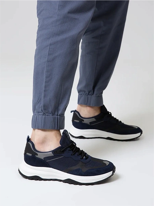 Мужские кроссовки BRUNO RENZONI  синие, артикул DQ81537-9