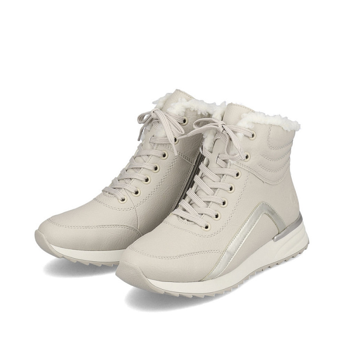 Женские ботинки RIEKER бежевые, артикул X8004-60