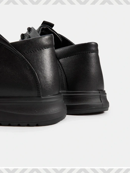 Мужские кеды BRUNO RENZONI  черные, артикул DSHD-DM005