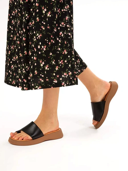 Женские сабо eObuv черные, артикул EO-G-121-24-1