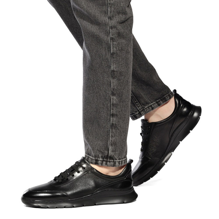 Мужские кроссовки BRUNO RENZONI  черные, артикул YS230AB-H62A