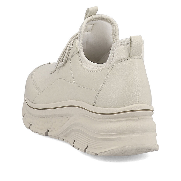 Женские кроссовки RIEKER бежевые, артикул 48050-60