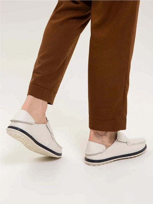 Мужские туфли BRUNO RENZONI  белые, артикул MC1204BB-9G