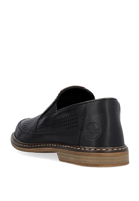 Мужские туфли RIEKER черные, артикул 13459-00