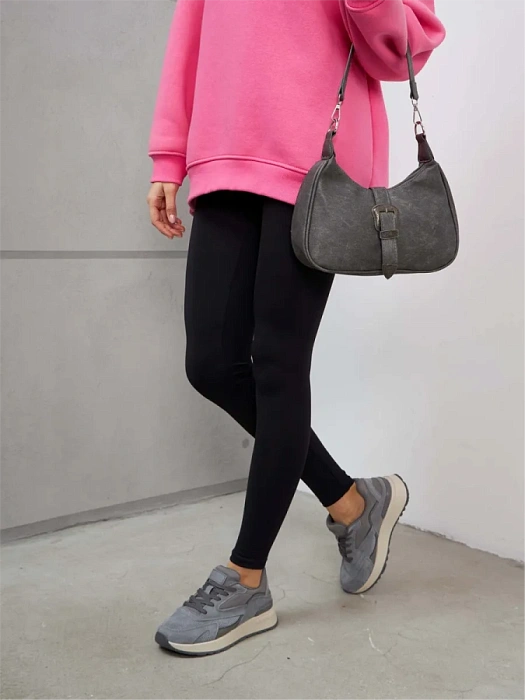 Женские кроссовки eObuv серые, артикул AW25-60-9