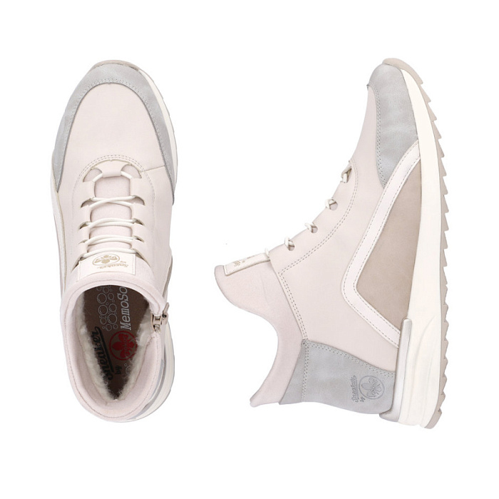 Женские ботинки basic RIEKER бежевые, артикул X8083-61