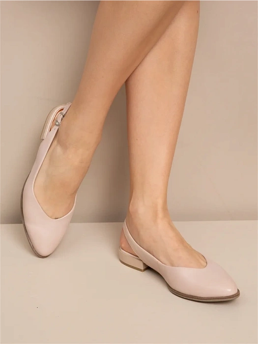 Женские слингбэки MARCO TOZZI бежевые, артикул 2-29408-42-40I