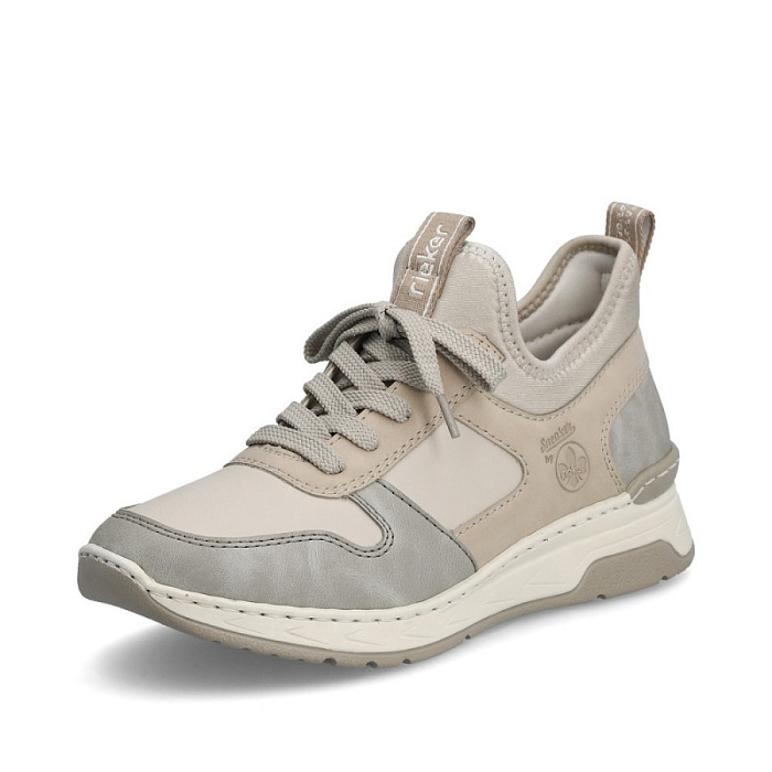 Женские кроссовки RIEKER бежевые, артикул M0058-60