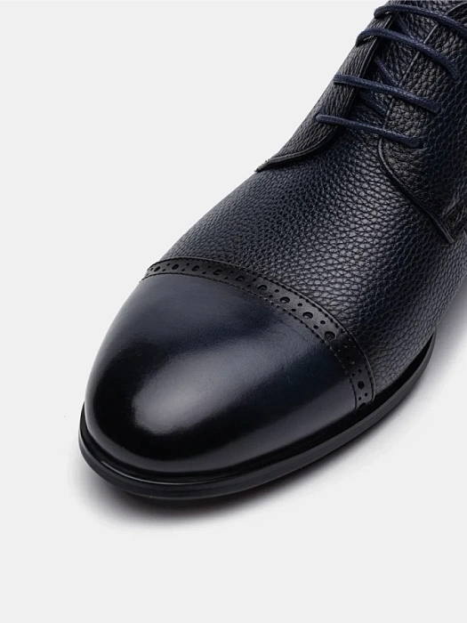 Мужские туфли BRUNO RENZONI  синие, артикул 5526A-720B