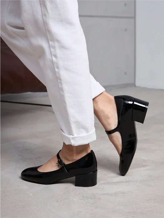 Женские туфли SOFIA-ALEXANDRA черные, артикул 38E-HF1391-25W