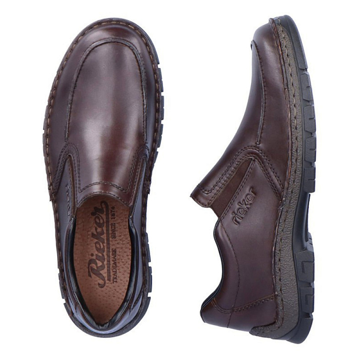 Мужские туфли RIEKER коричневые, артикул 12251-25