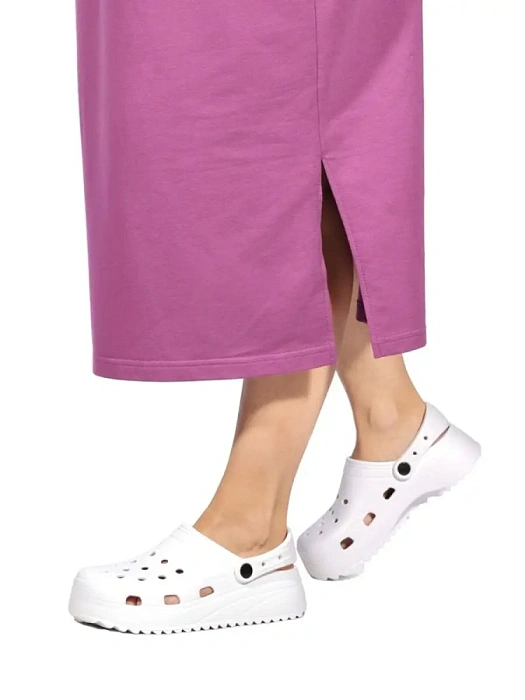 Женские сабо eObuv белые, артикул 437305/01-01EB