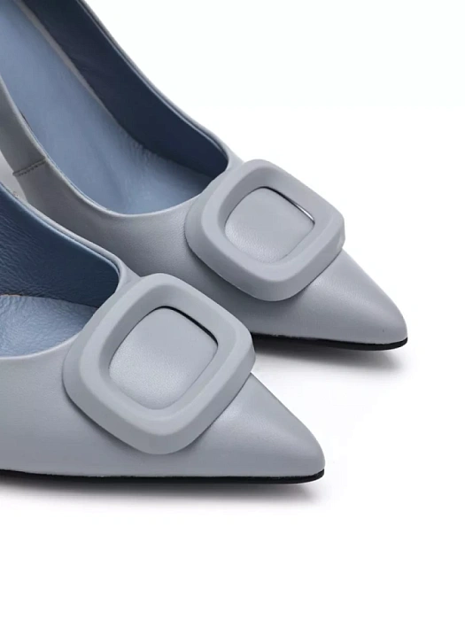 Женские туфли лодочки basic SOFIA-ALEXANDRA голубые, артикул SA16782-WL-1