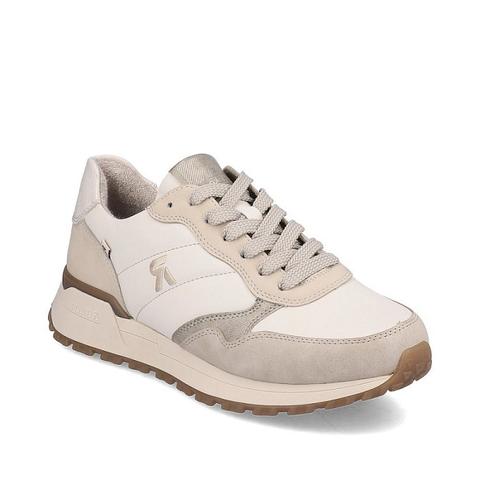 Женские кроссовки RIEKER бежевые, артикул W0605-60