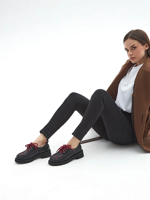 Женские туфли FEDERICA RODARI черные, артикул 4E-3579-202