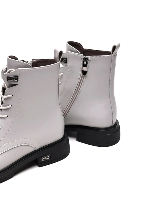 Женские ботинки FEDERICA RODARI серые, артикул 31E-K623-L497