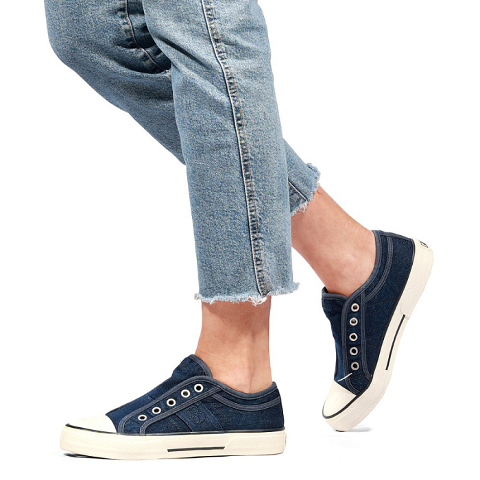Женские кеды s.OLIVER синие, артикул 5-5-24635-30-847_JEANS