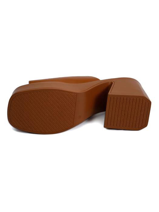 Женские сабо eObuv коричневые, артикул EO-G-127-24-00/Ginger