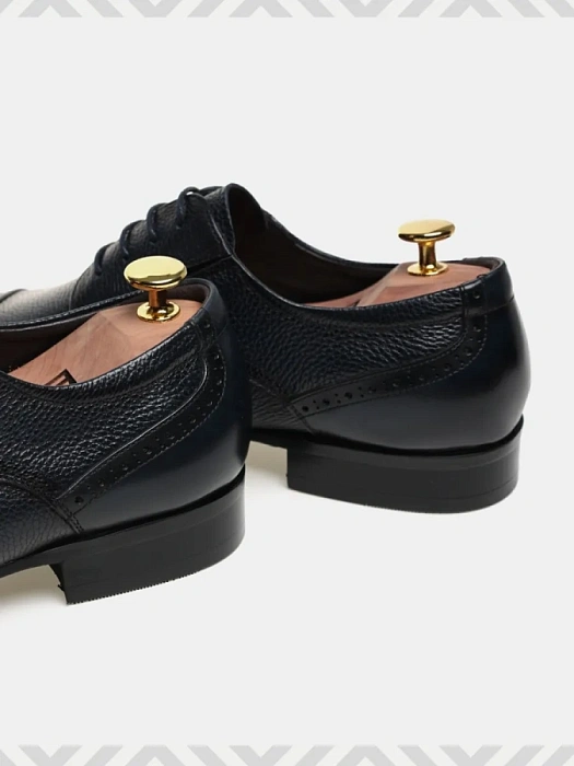 Мужские туфли BRUNO RENZONI  синие, артикул 5526A-707E