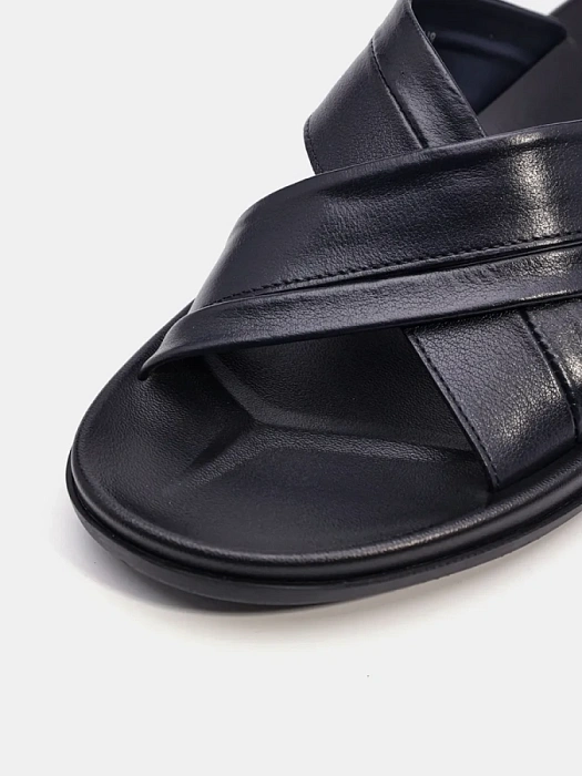 Мужские шлепанцы BRUNO RENZONI  синие, артикул TK910-14-H8