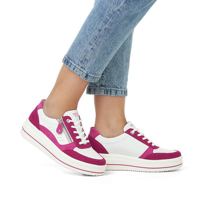 Женские кеды REMONTE белые, артикул D1C00-81