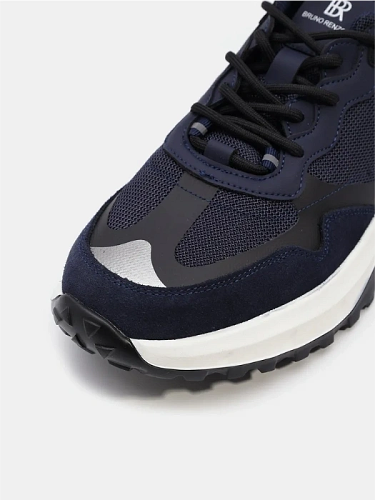 Мужские кроссовки BRUNO RENZONI  синие, артикул DQ81537-9