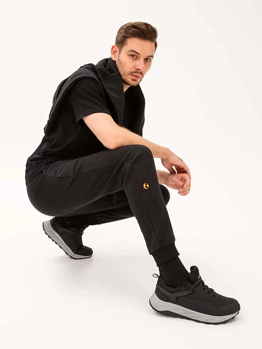 Мужские кроссовки RS SPORT черные, артикул LEKNESS-3/black/M