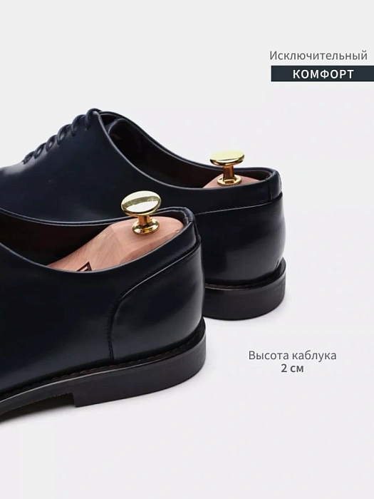 Мужские оксфорды BRUNO RENZONI  синие, артикул G216AB-G5C-BNP