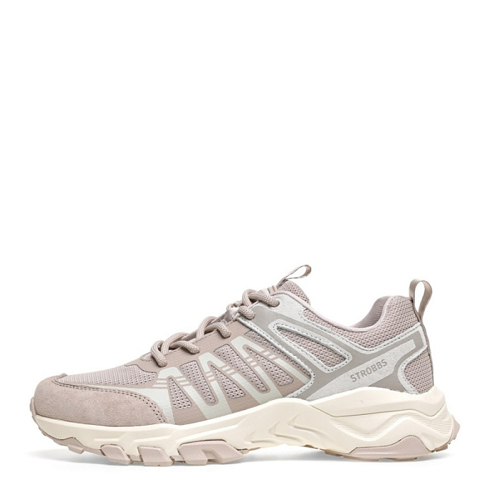 Женские кроссовки STROBBS бежевые, артикул F7449-9