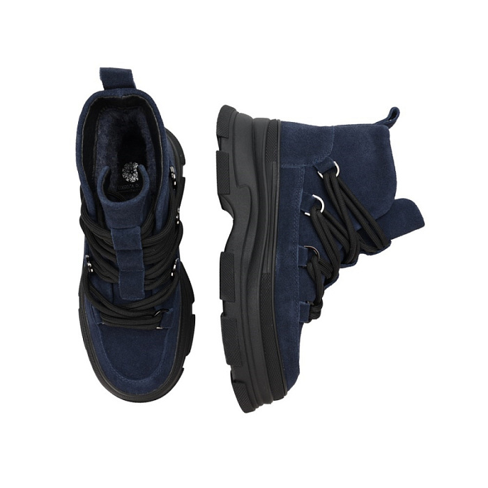 Женские ботинки basic FEDERICA RODARI синие, артикул 42E-375-25C
