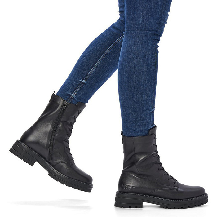 Женские берцы REMONTE черные, артикул D2278-01