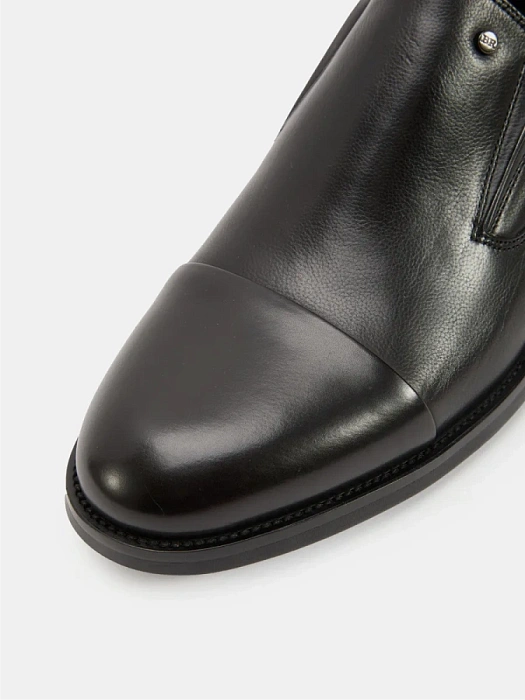 Мужские туфли BRUNO RENZONI  черные, артикул 24211-14-C515