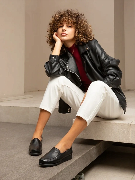 Женские туфли CAPRICE черные, артикул 9-24750-41-02B